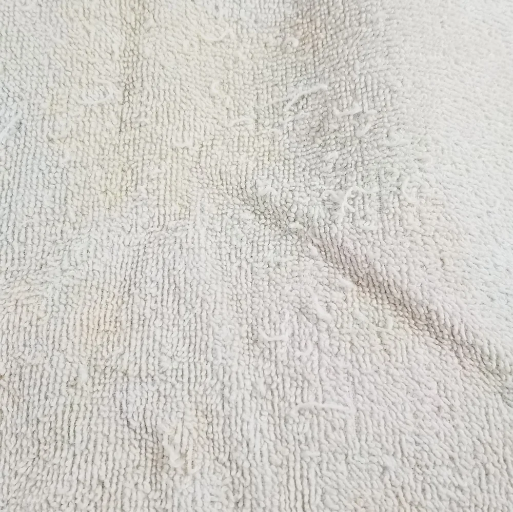 Vintage 1971 Cannon Monticello Daisy Delight cream floral cotton towels